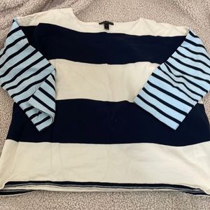Striped J. Crew top